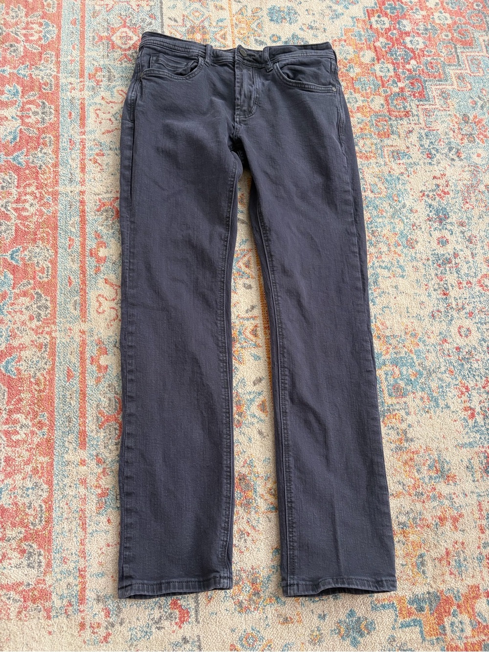 Blank NYC blue-grey straight leg denim jeans